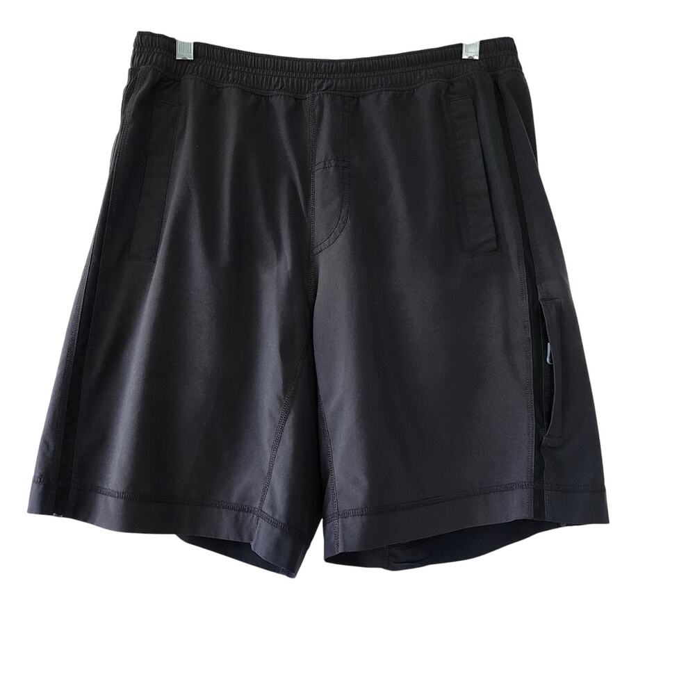 Lululemon Pace Breaker Shorts Men's Medium Black 9” Lined Performance Athleisure